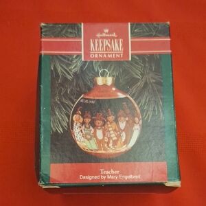 Hallmark Keepsake Ornament - Teacher Design with Red and Green
